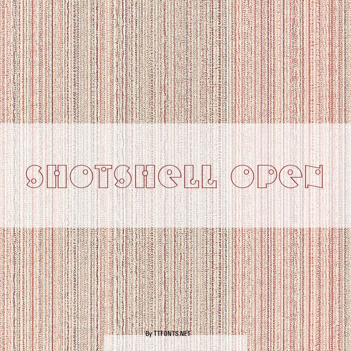 ShotShell Open example